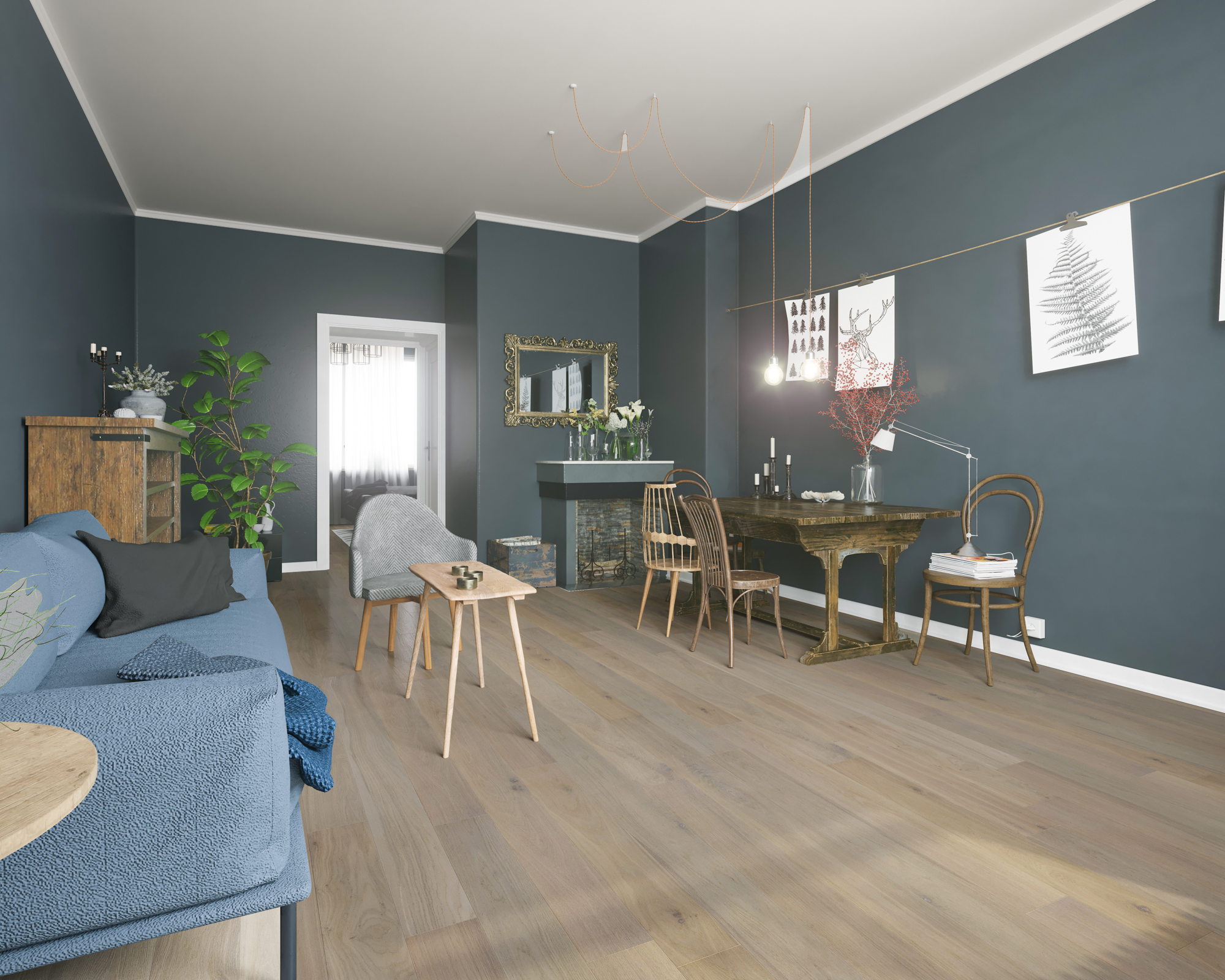 terra legno room scene