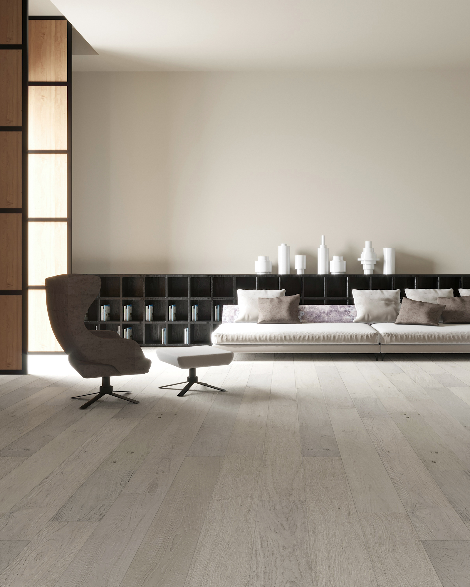 gray wood flooring